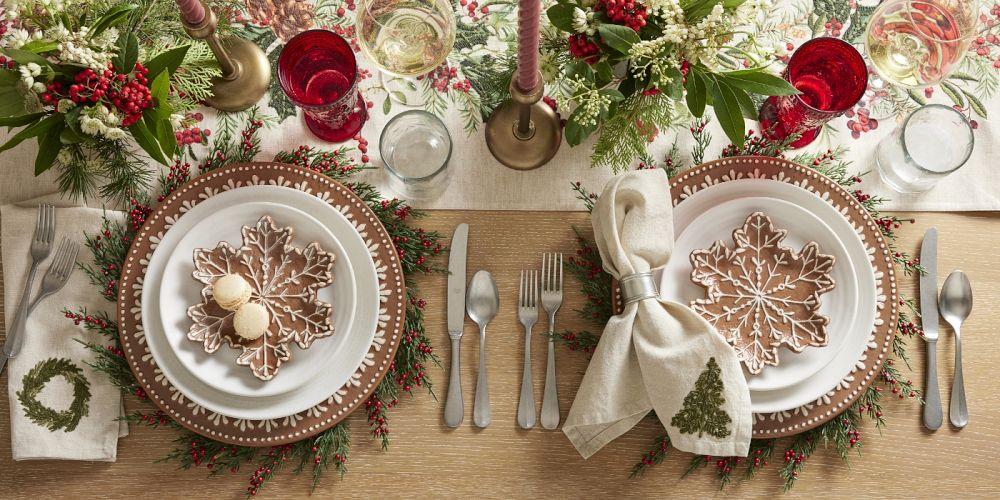 Gingerbread Stoneware Serveware Collection